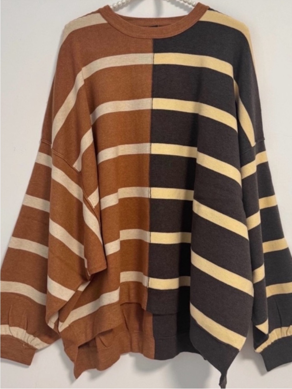 Free People Uptown Stripe Pullover - Picture 2 of 2